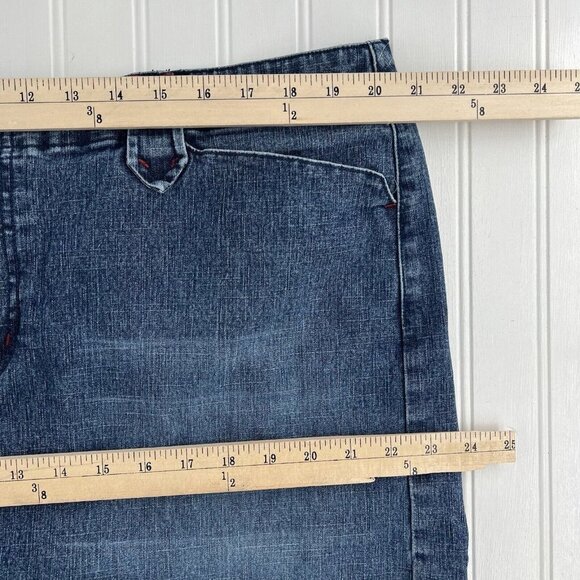 Venezia Women's size 20 Jean Denim Skirt stretch Straight - Picture 4 of 5